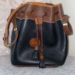 Vintage Dooney & Bourke Bucket Bag All Weather Leather